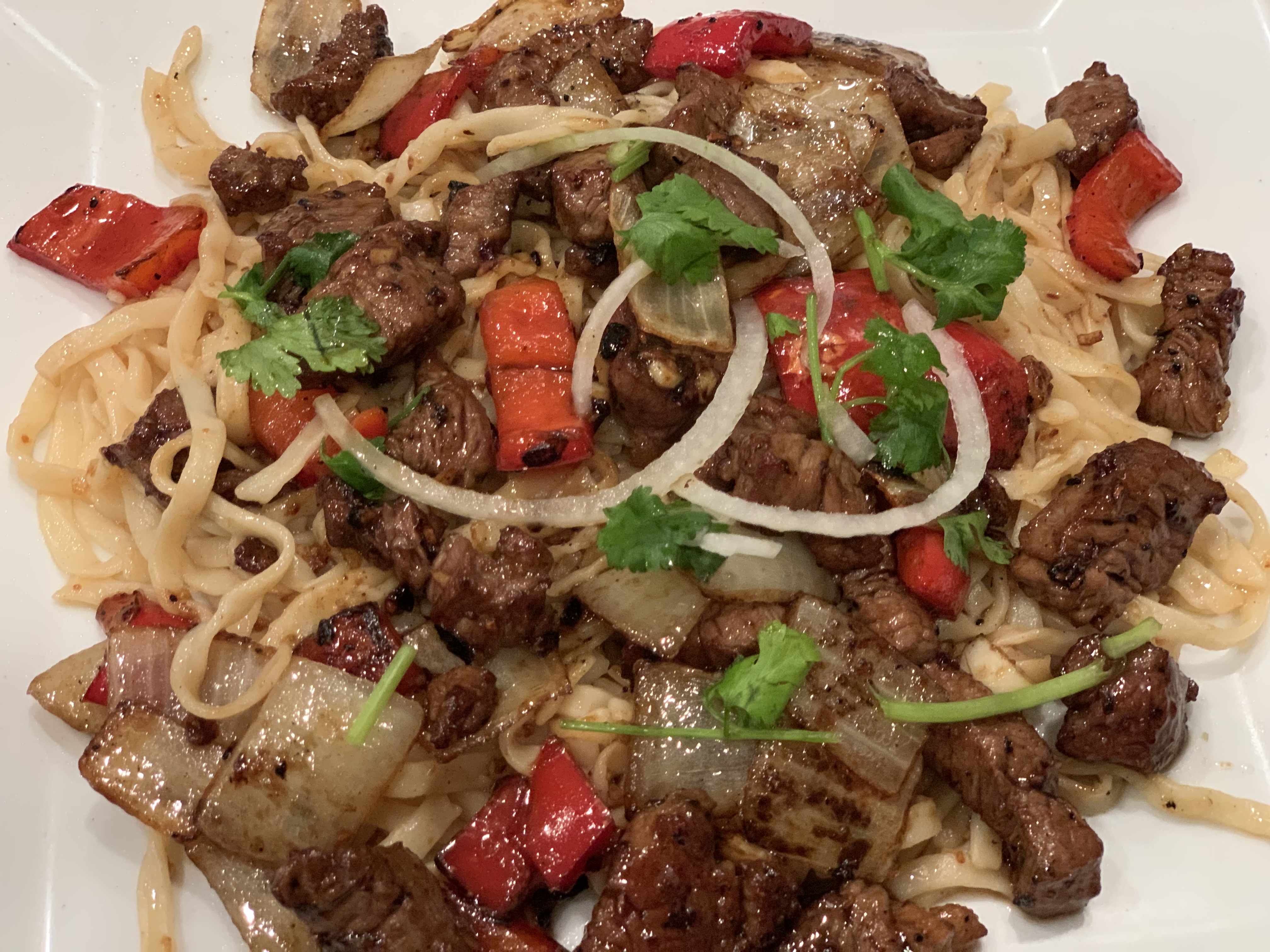 Filet Mignon Stir-Fried Noodles