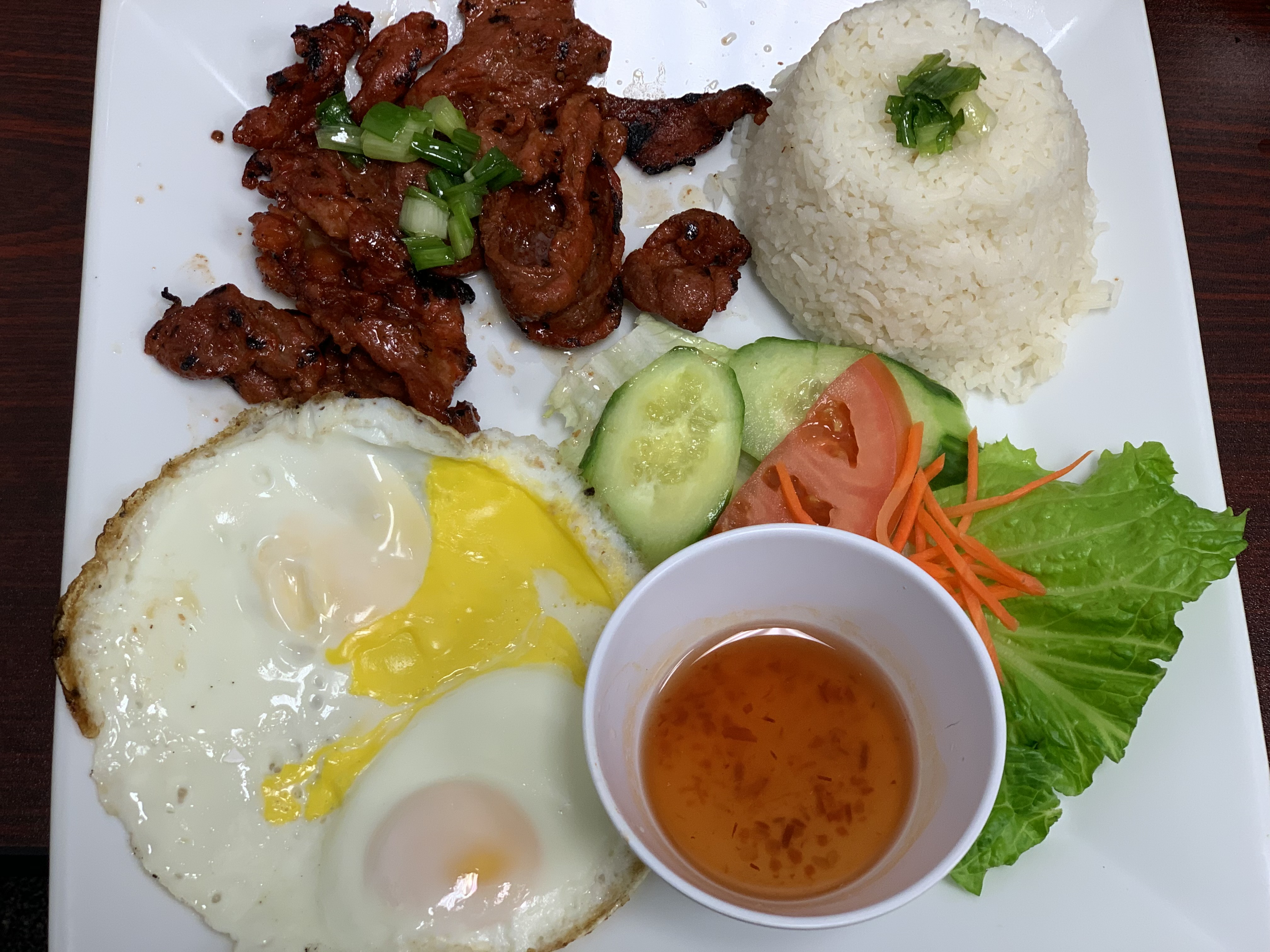 Grilled Pork with Rice